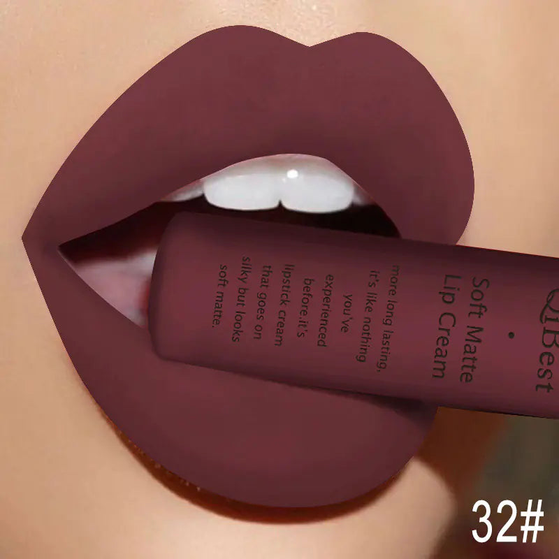 Matte Non-Stick Liquid Lipstick - Long-Lasting Gloss