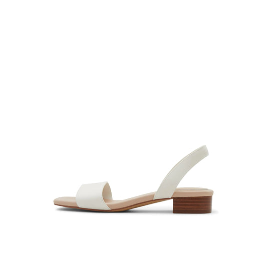 ALDO Womens Dorenna Heeled Sandal White 10