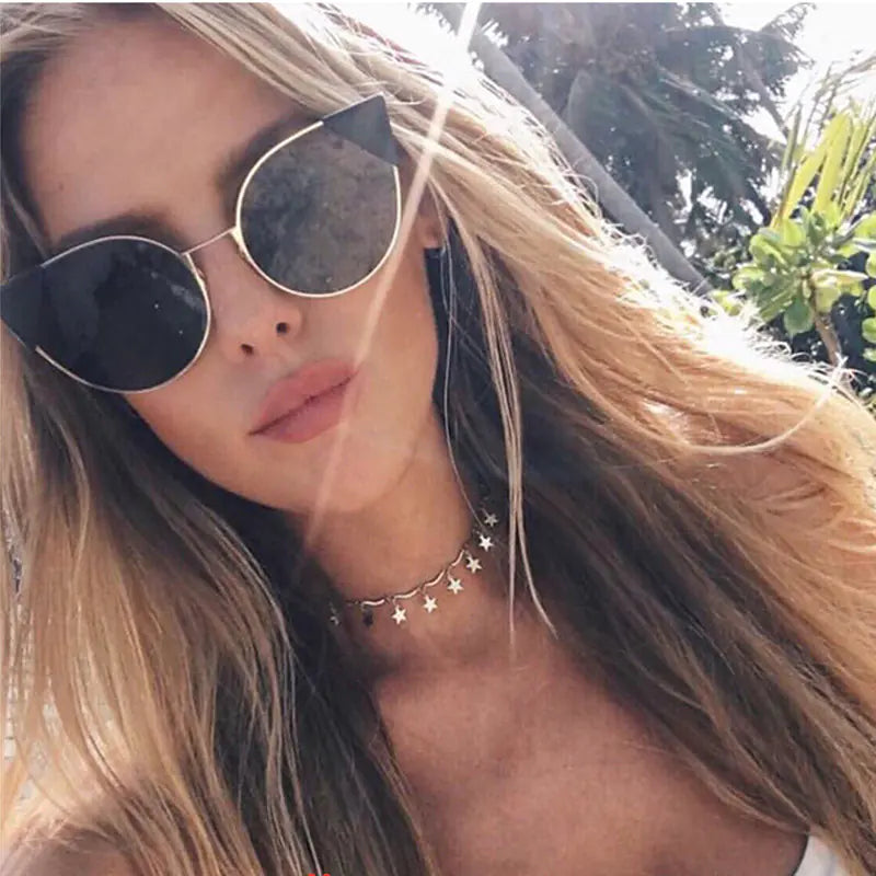 Minimalist Star Pendant Choker Necklace for Women