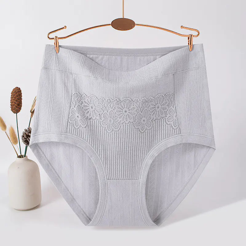 High-Waisted Cotton Underwear for Plus Size Women