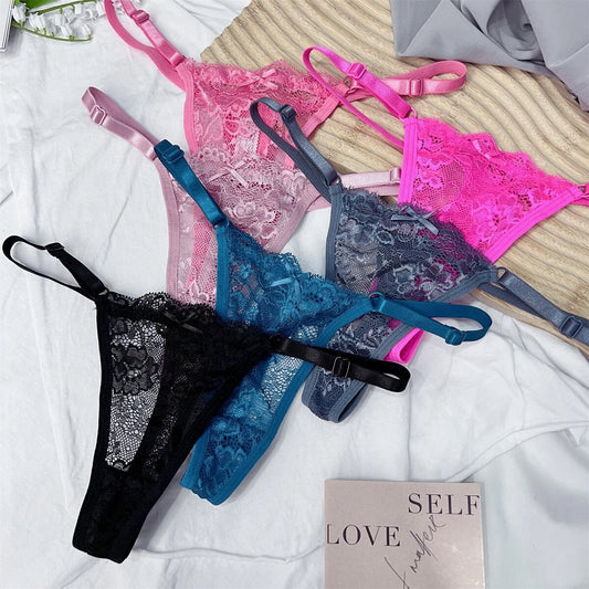 Low Waist Lace Underwear for Women