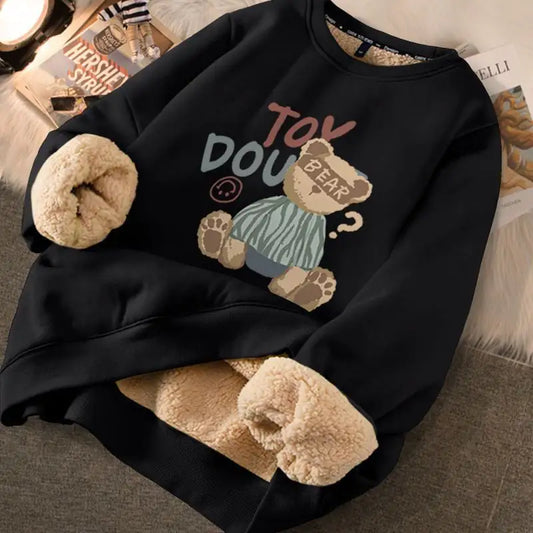 Thick Printed Sweater for Women