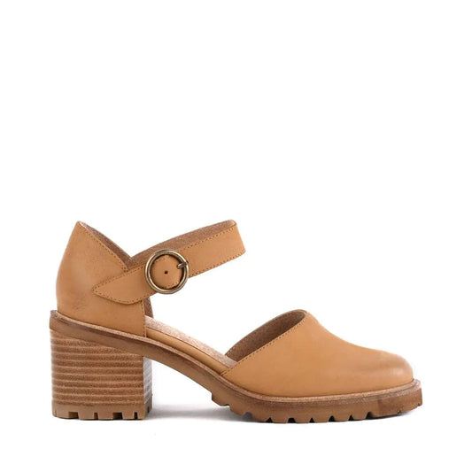 Seychelles Womens Lock and Key Heeled Sandal Tan 11