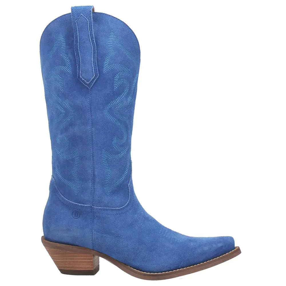 Dingo Women’s Out West Fashion Boot – Blue Western Cowboy Boot