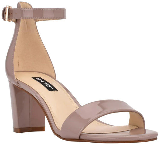 Nine West Womens Pruce Heeled Sandal Pink Mauve 684 6