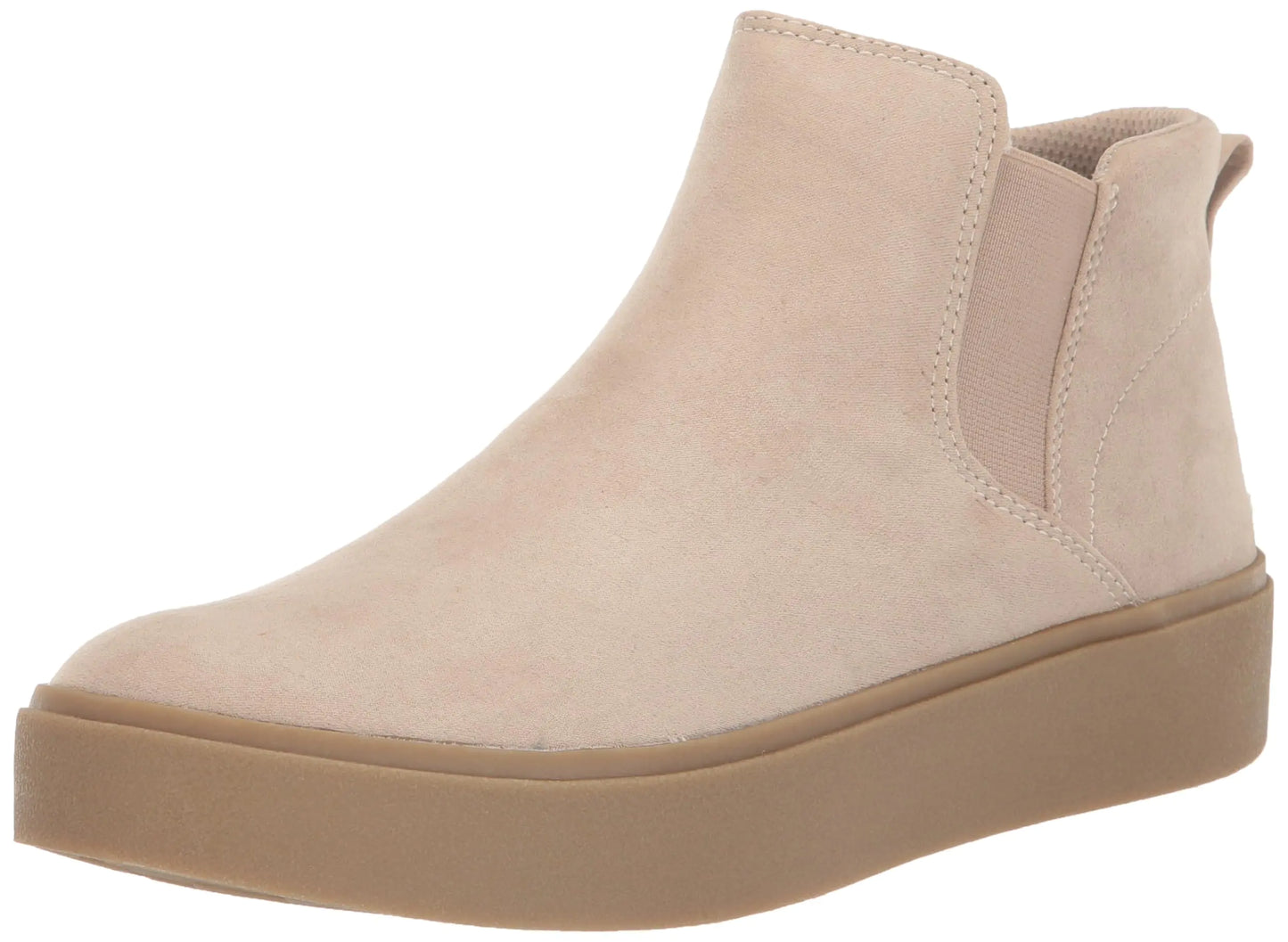 Dr. Scholl’s Women’s Madison Slip-On Sneaker Boot – Taupe Microfiber