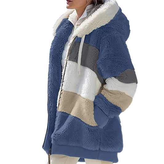 yaoeye new order Fuzzy Fleece Jacket for women trendy lighting deals of toby hour saved for later items list in my account &pct-off 50-70 dealsross store online