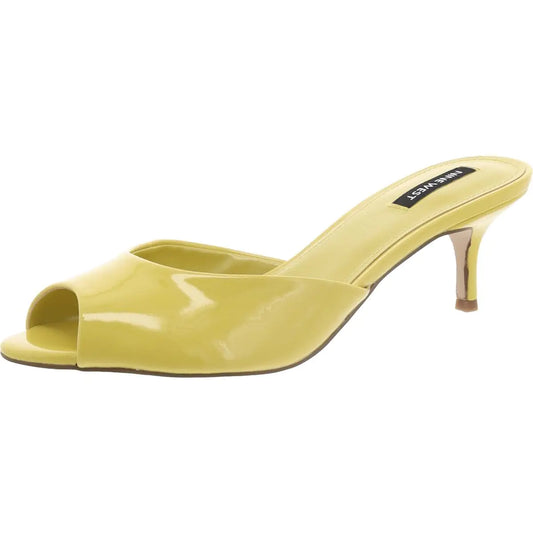Nine West Womens LUVLIE Heeled Sandal Lemon Pie 700 6.5
