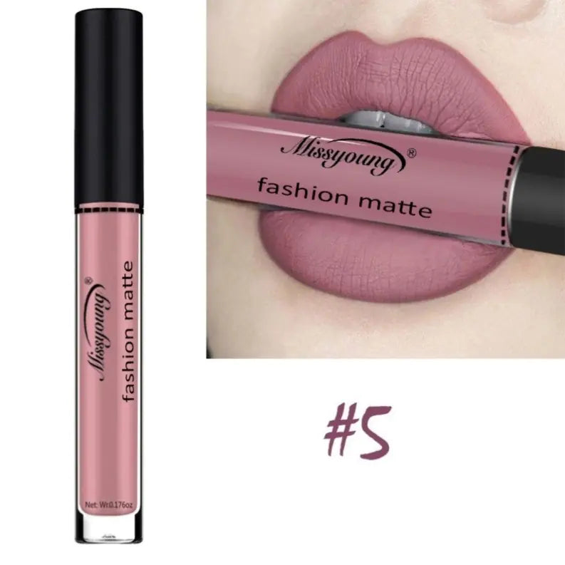 Non-Stick Matte Liquid Lipstick Lip Gloss Makeup