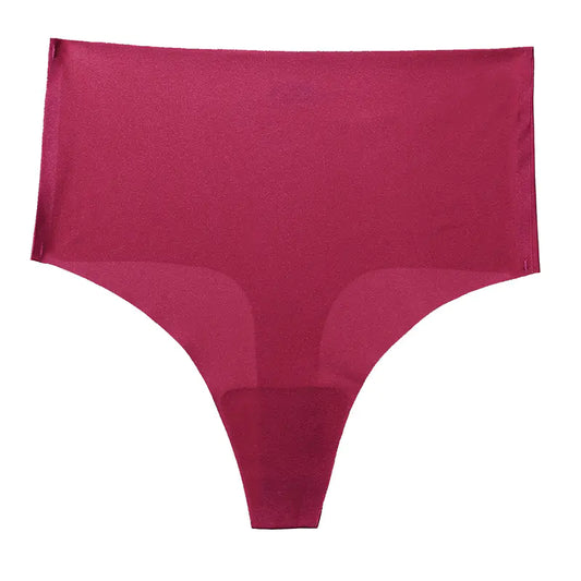 Seamless Ice Silk T-Back Yoga Underwear for Women
