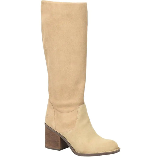 Born Women’s Thea Knee High Boot – Natural Dijon Leather Tall Boot