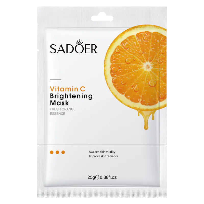 SADOER Vitamin C Body Lotion and Night Mask Set