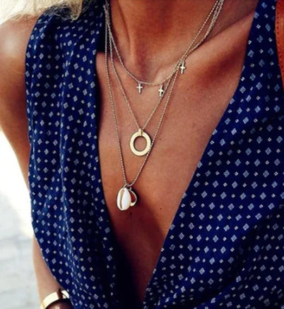 Multilayer Long Necklace for Women