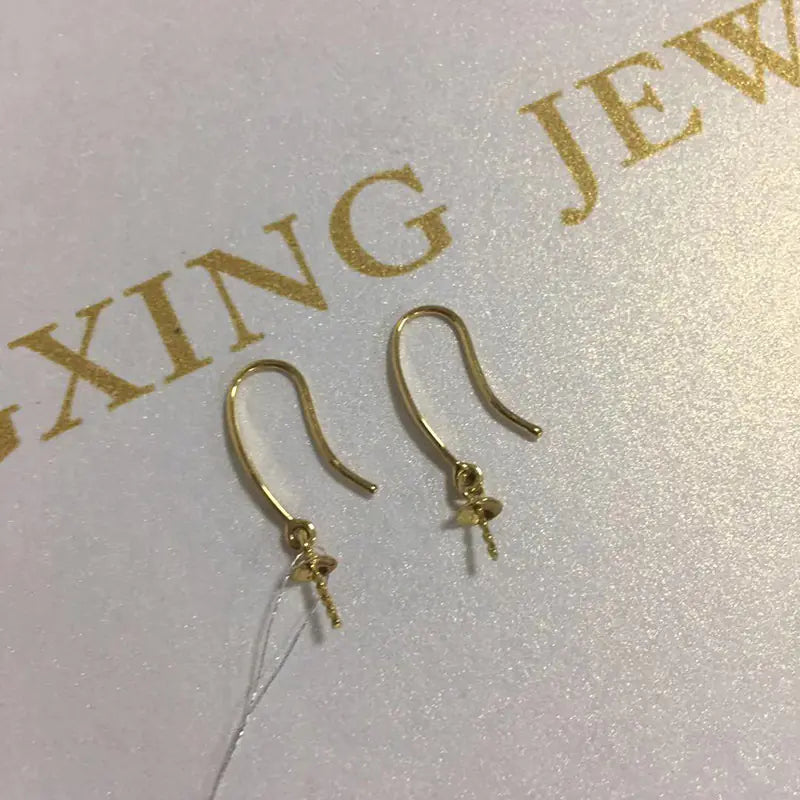 Pearl Earring Mounts, Simple Hook Accessories