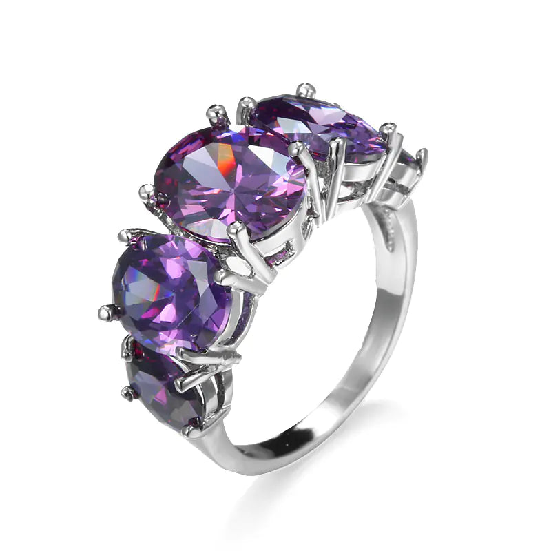 Zircon Ring, Fashion Jewelry, European Style Ring