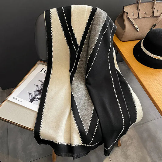 Soft Imitation Cashmere Scarf for Autumn and Winter