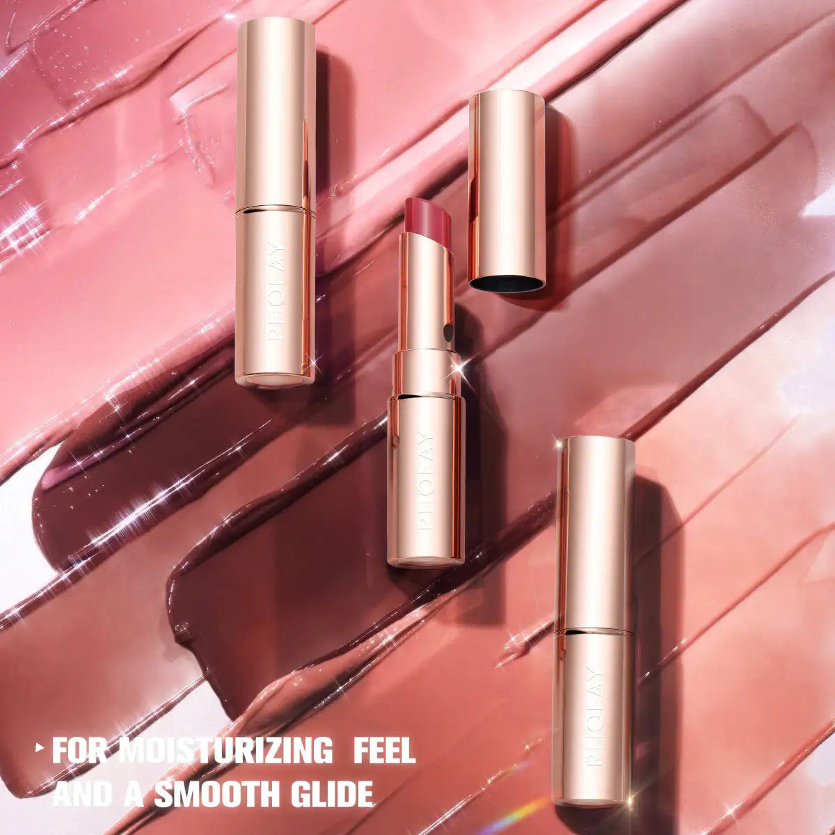 PHOFAY Moisturizing Lipstick – Hydrating, Long-Lasting Color