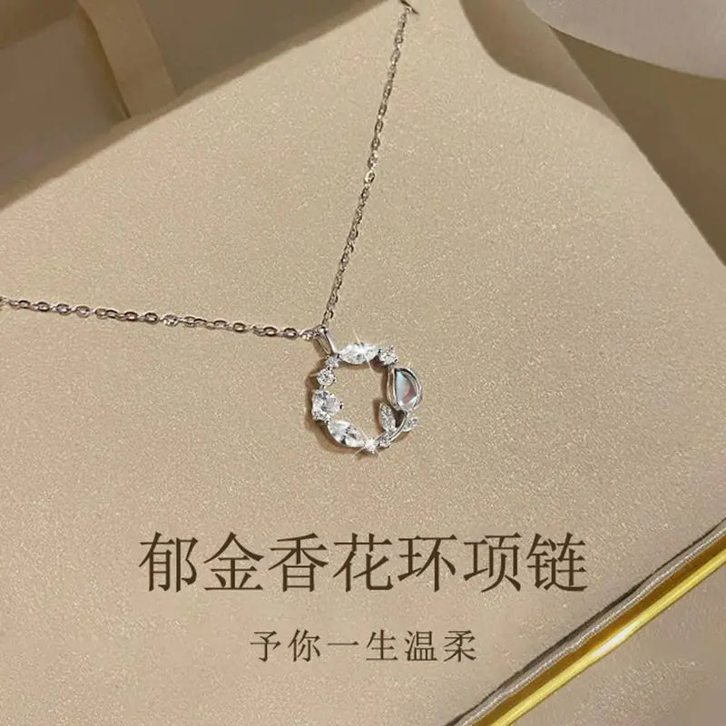 Titanium Steel Colorfast Minimalist Necklace for Women