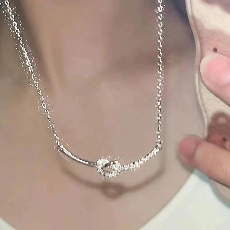 Titanium Steel Colorfast Minimalist Necklace for Women