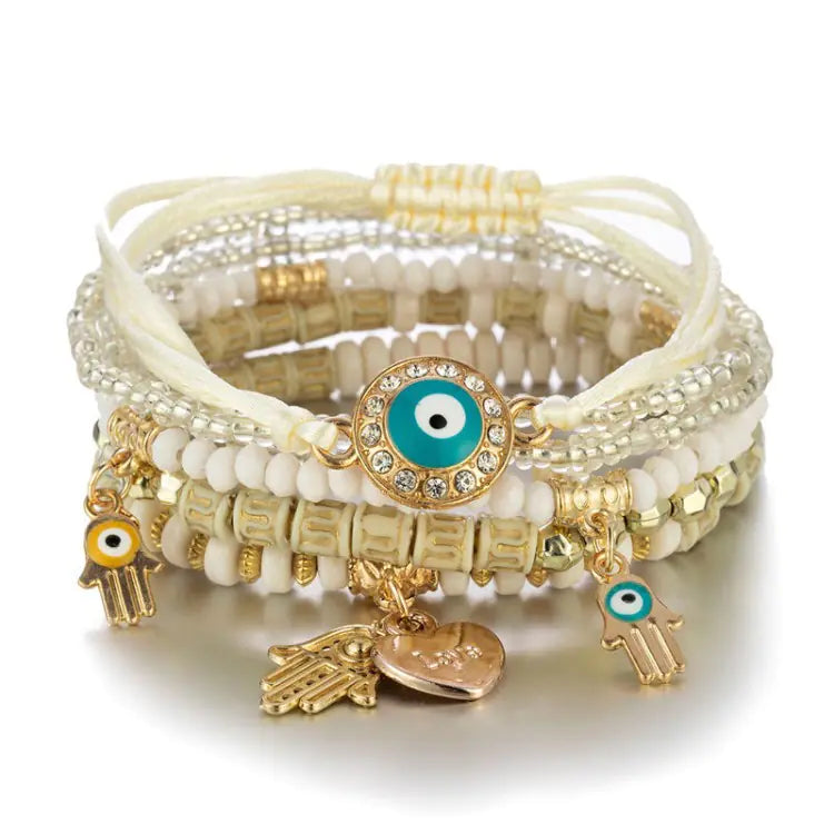 Bohemian Style Handmade Beaded Multi-layer Bracelet
