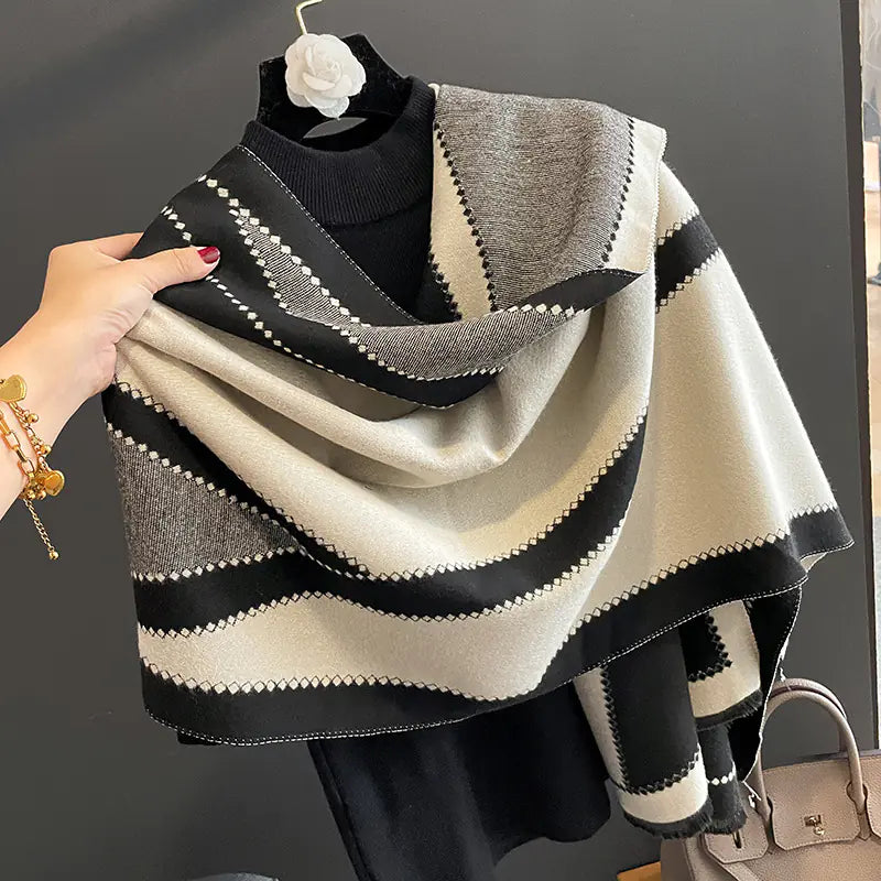 Soft Imitation Cashmere Scarf for Autumn and Winter