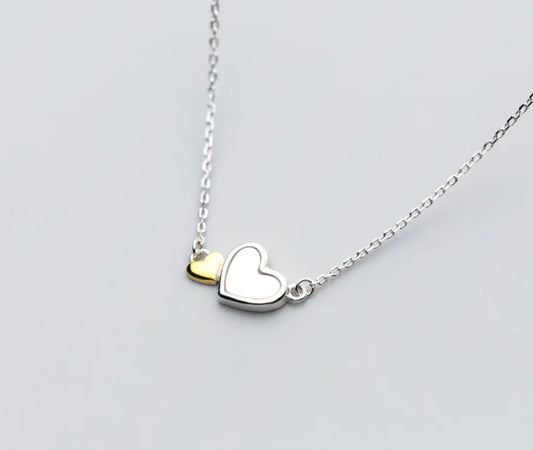 S925 Silver Heart Pendant Necklace for Women