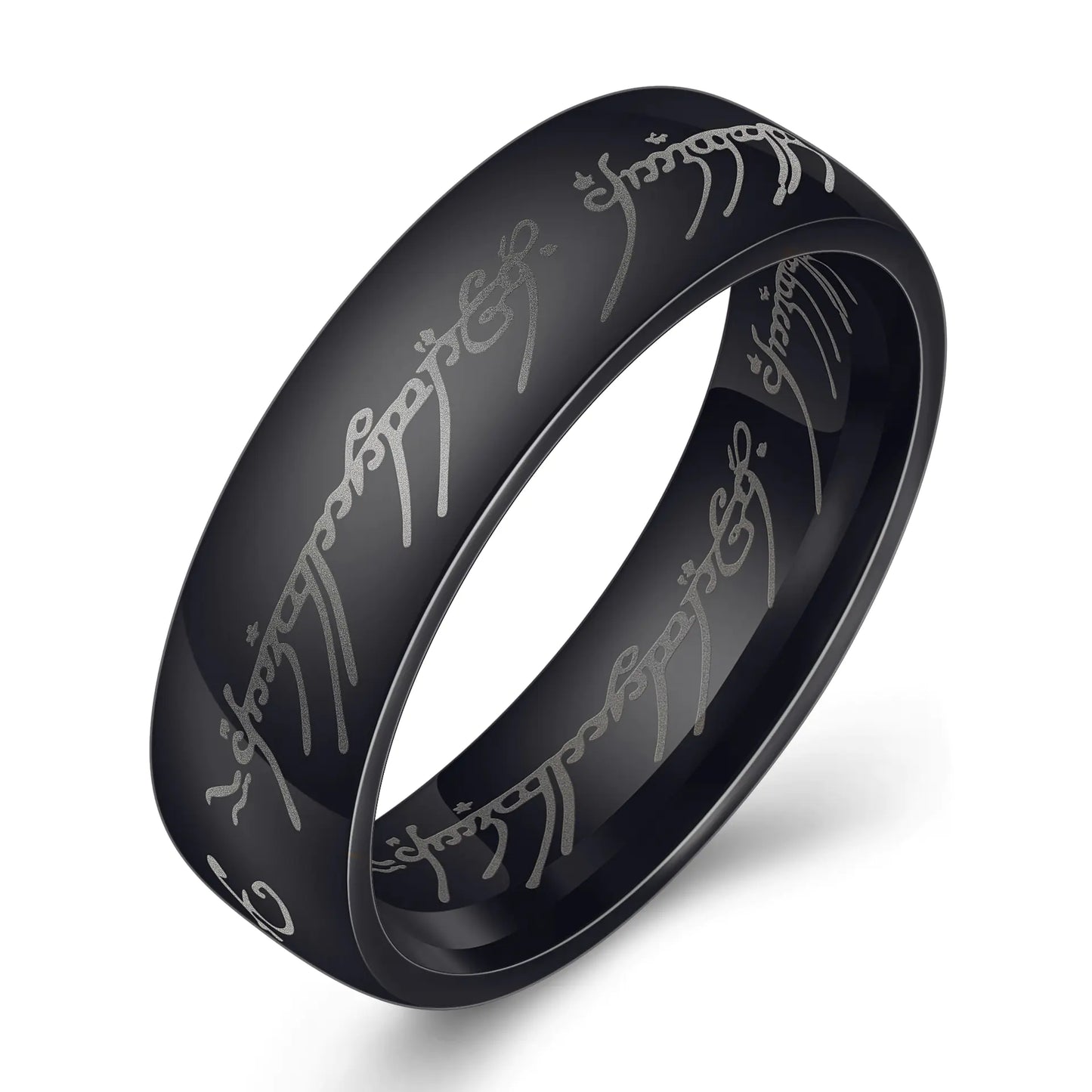 Stainless Steel Ring, Supreme Magic Ring, Black Gold Set
