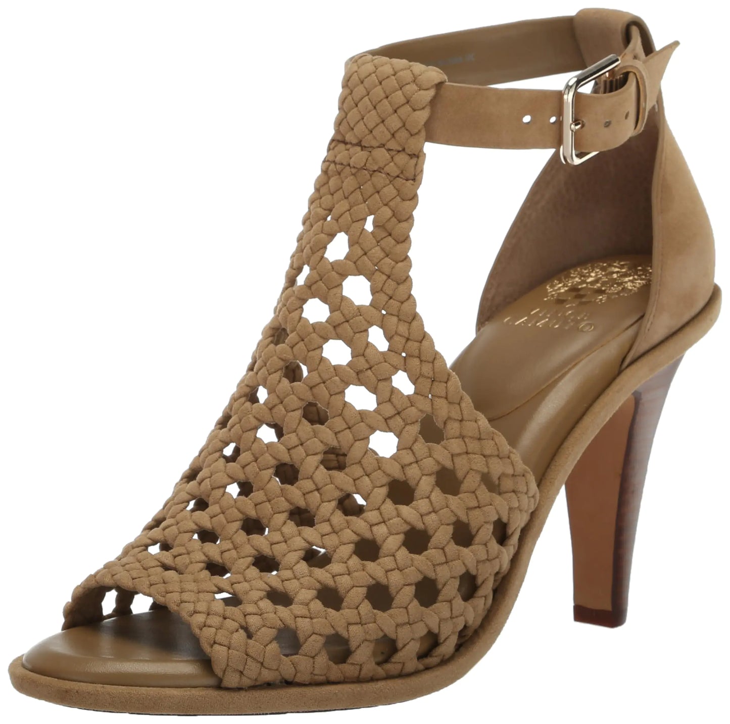 Vince Camuto Womens FRASPER Heeled Sandal New Tortilla 10