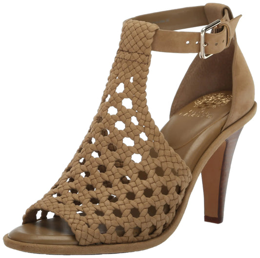 Vince Camuto Womens FRASPER Heeled Sandal New Tortilla 10