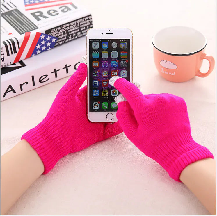 Touchscreen Knitted Gloves
