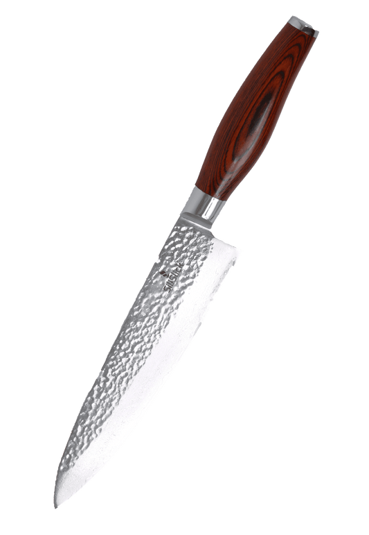 Japanese Damascus Steel Chef Knife – Hammered VG-10 Blade | 67-Layer Pro Knife