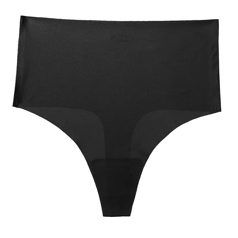Seamless Ice Silk T-Back Yoga Underwear for Women