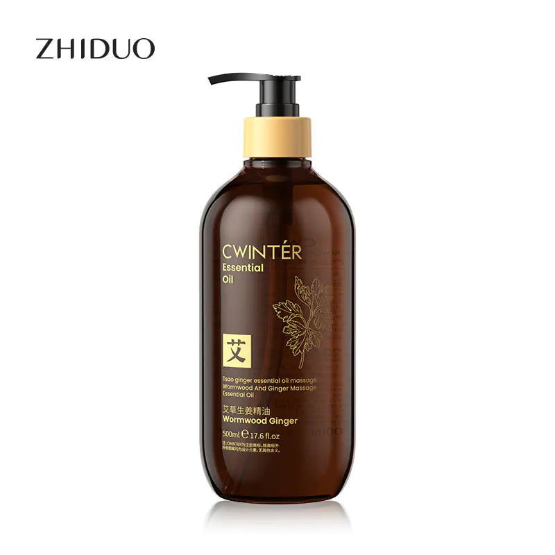 Ginger Essential Oil 500ml – Natural Body Moisturizer & Massage Oil