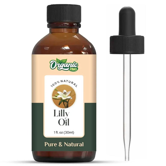 Organic Zing Lily (Lilium Auratum) Oil | Pure & Natural Essential Oil for Skincare & Aroma & Diffusers - 30ml/1.01fl oz