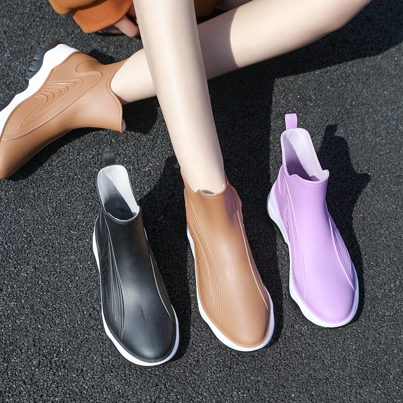 Women’s Thickened Non-Slip Rain Boot Covers – Waterproof Shoe Protectors