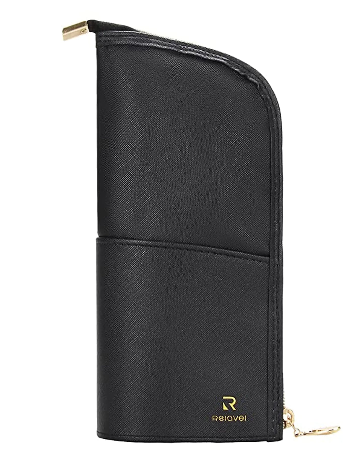 Makeup Brush Bag Travel Makeup Brush Holder Large Makeup Brush Case Organizer Professional Cosmetic Bag Artist Makeup Brush Holder Stand-up Foldable Makeup Cup Storage Bag