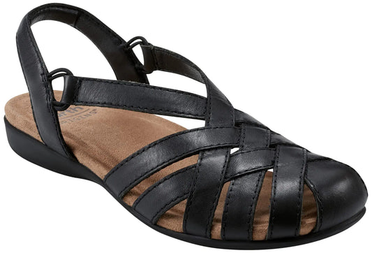 Earth® Womens BERRI Casual Sandal Black 001 8 W