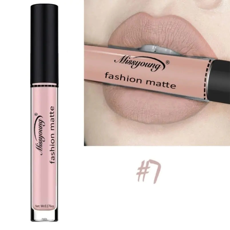 Non-Stick Matte Liquid Lipstick Lip Gloss Makeup