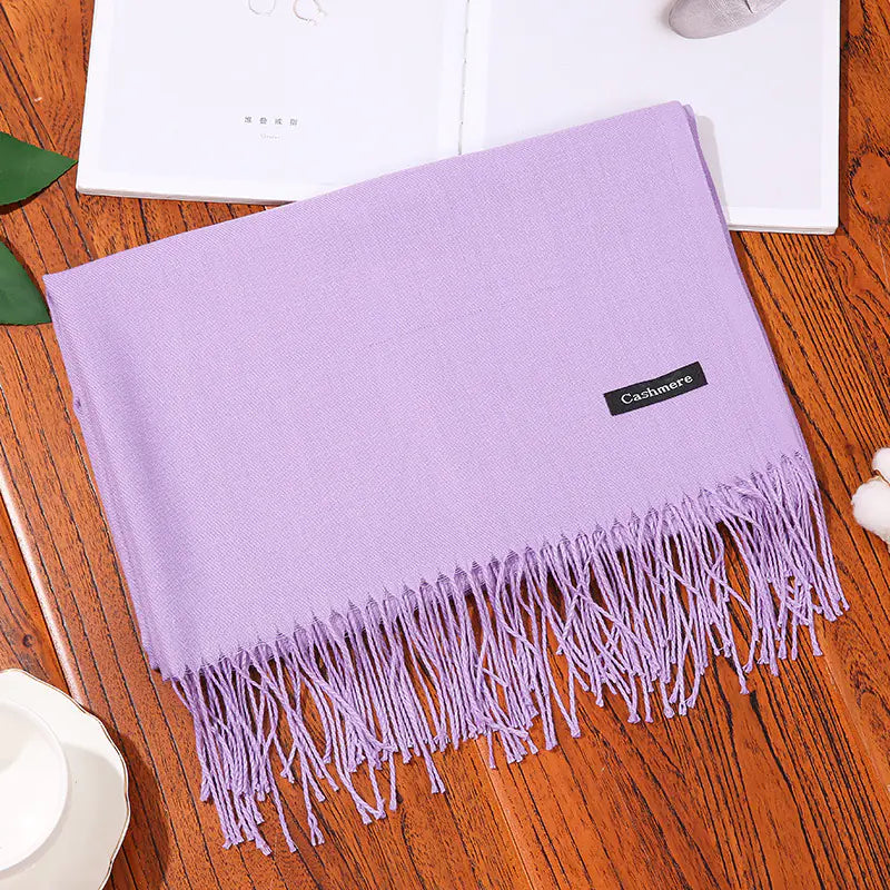 Thick Warm Women's Cashmere Feel Scarf for Autumn/Winter