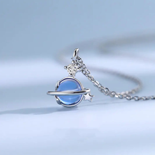 Sterling Silver Asteroid Necklace for Women