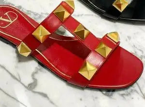 WomenStud Slide Sandal Embellished With Maxi Studs