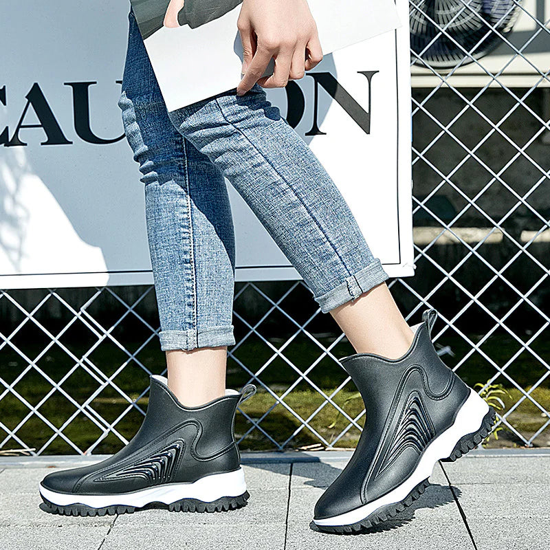 Women’s Thickened Non-Slip Rain Boot Covers – Waterproof Shoe Protectors