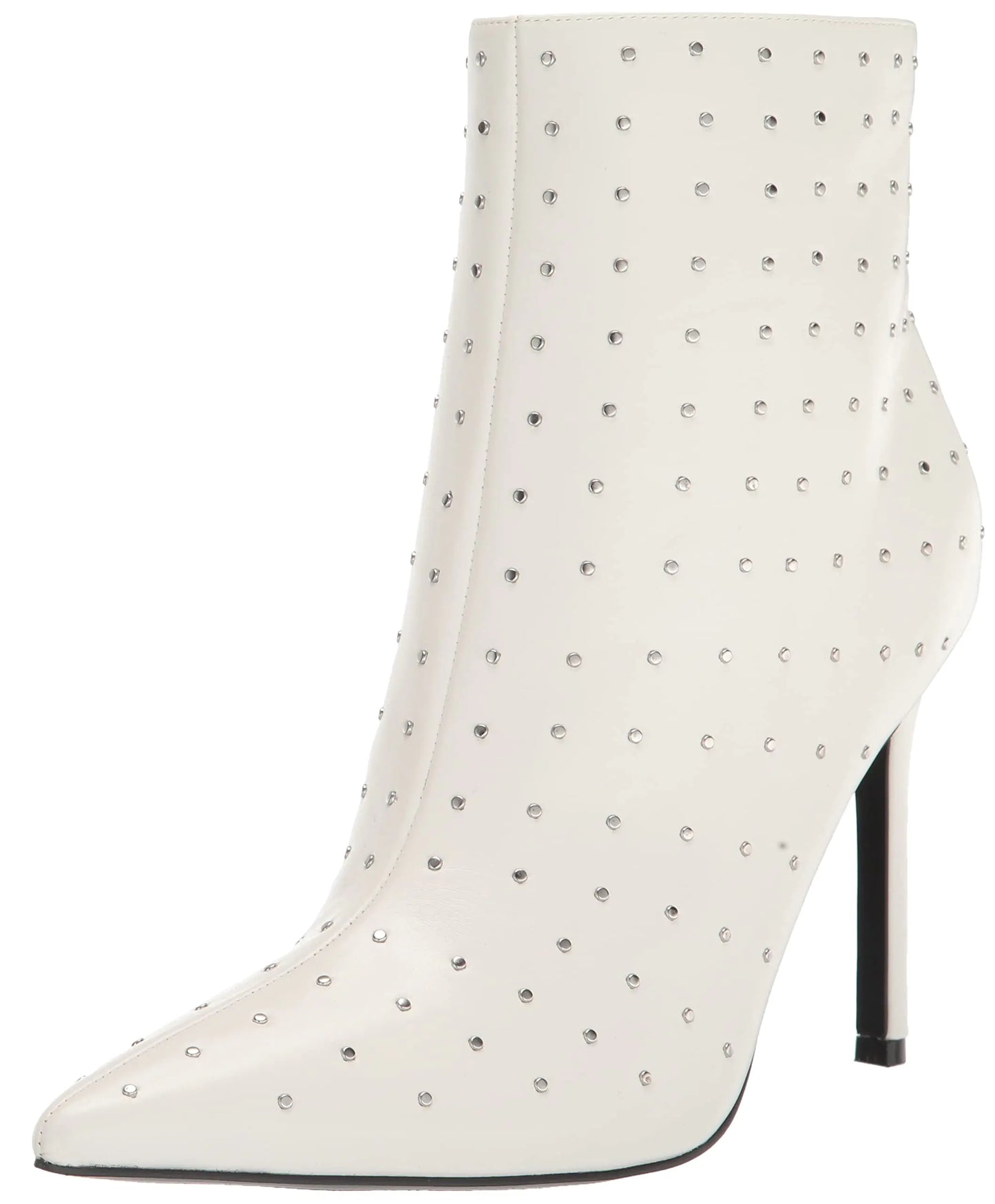 Nine West Womens Farrah Ankle Boot White 5.5