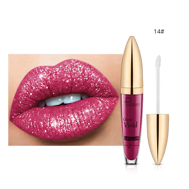 Matte Shimmer Glitter Liquid Lipstick
