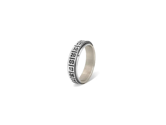 LOOTCAT DND D20/D10 Ring Spinner Ring (7)