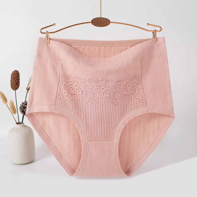 High-Waisted Cotton Underwear for Plus Size Women