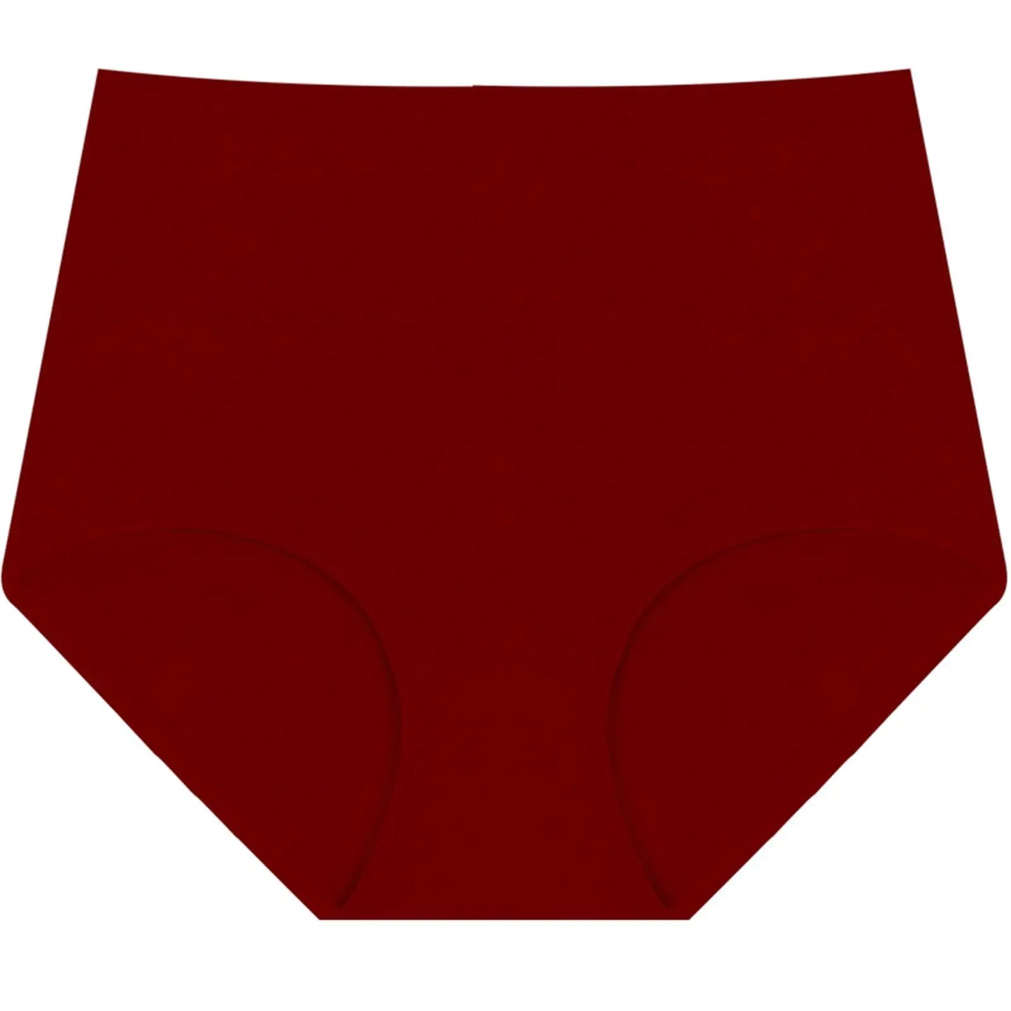takaeys Warehouse Deals Today Cotton Underwear for Women High Waist Full Coverage Briefs Comfort Soft Panties Trendy Breathable Underwear Wine