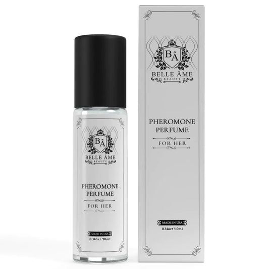 BELLE AME Pheromone Perfume for Women - Jasmine Scent - Long-Lasting - Roll-On Pheromone Perfume - Scientifically-Backed Pheromone Perfumes for Women - Women Pheromone Perfume 0.34 oz (10 mL)