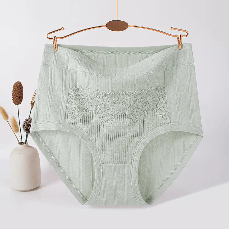 High-Waisted Cotton Underwear for Plus Size Women