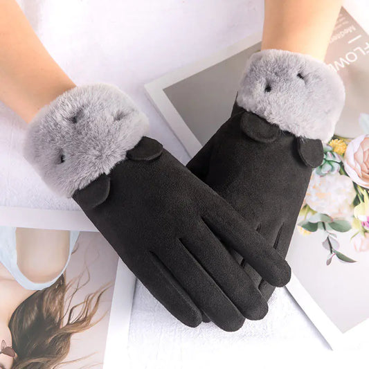 Warm Women's Winter Outdoor Touchscreen Gloves